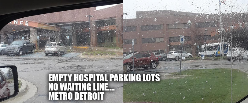 Detroit COVID-19 Hospital| Detroit Coronavirus| Mass Media Coronavirus Hoax| Michigan Hospital Layoffs| Michigan Coronavirus| Quarantine| Michigan Lockdown| Hot Metro Finds Detroit New York