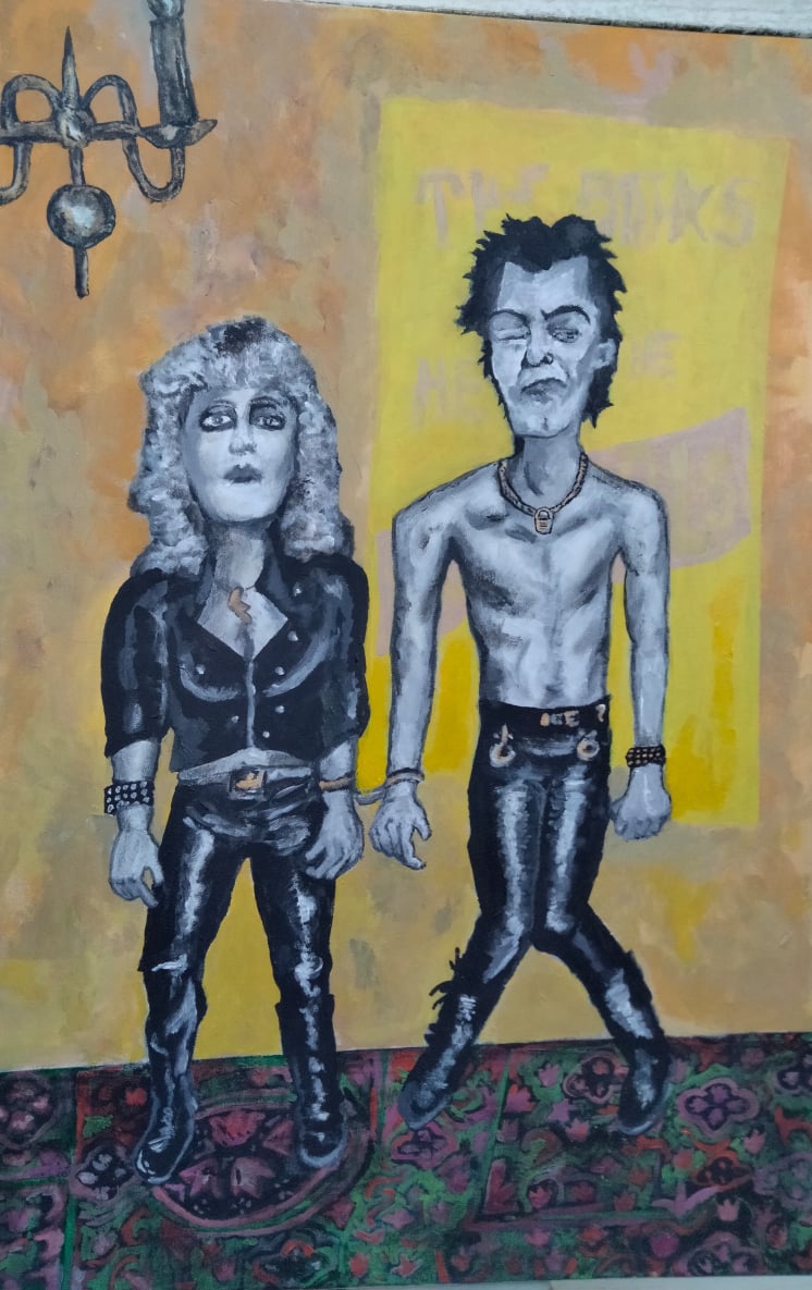 Sid and Nancy, Maidevale, UK... RIght Before The US Tour